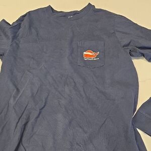 Vineyard Vines Blue Long Sleeve Tee